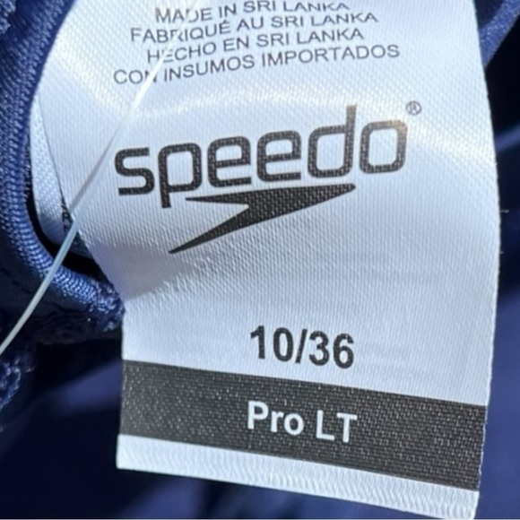 🌻NEW Speedo Competitive Blue1-Piece ProLT Super Pro Swimsuit Women Size 10/36 - Picture 9 of 11